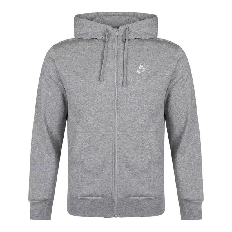 Nike Sportswear Club Fleece Hoodie Full-Zip Dark Grey Heather