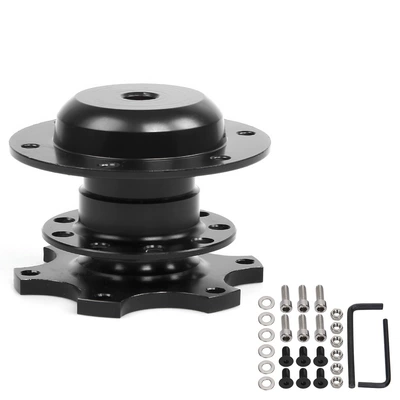 Cross-border formula quick release Steering wheel - black