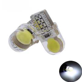 T10 led COB硅胶示宽灯牌照灯高亮led T10 W5W 194 168 改装车灯