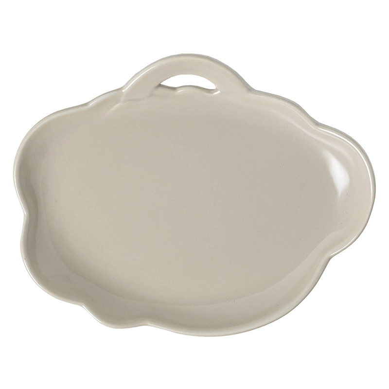 Plato creativo irregular plato de filete de comida occidental platos caseros platos de ensalada platos de bocadillos platos de forma especial platos de nubes