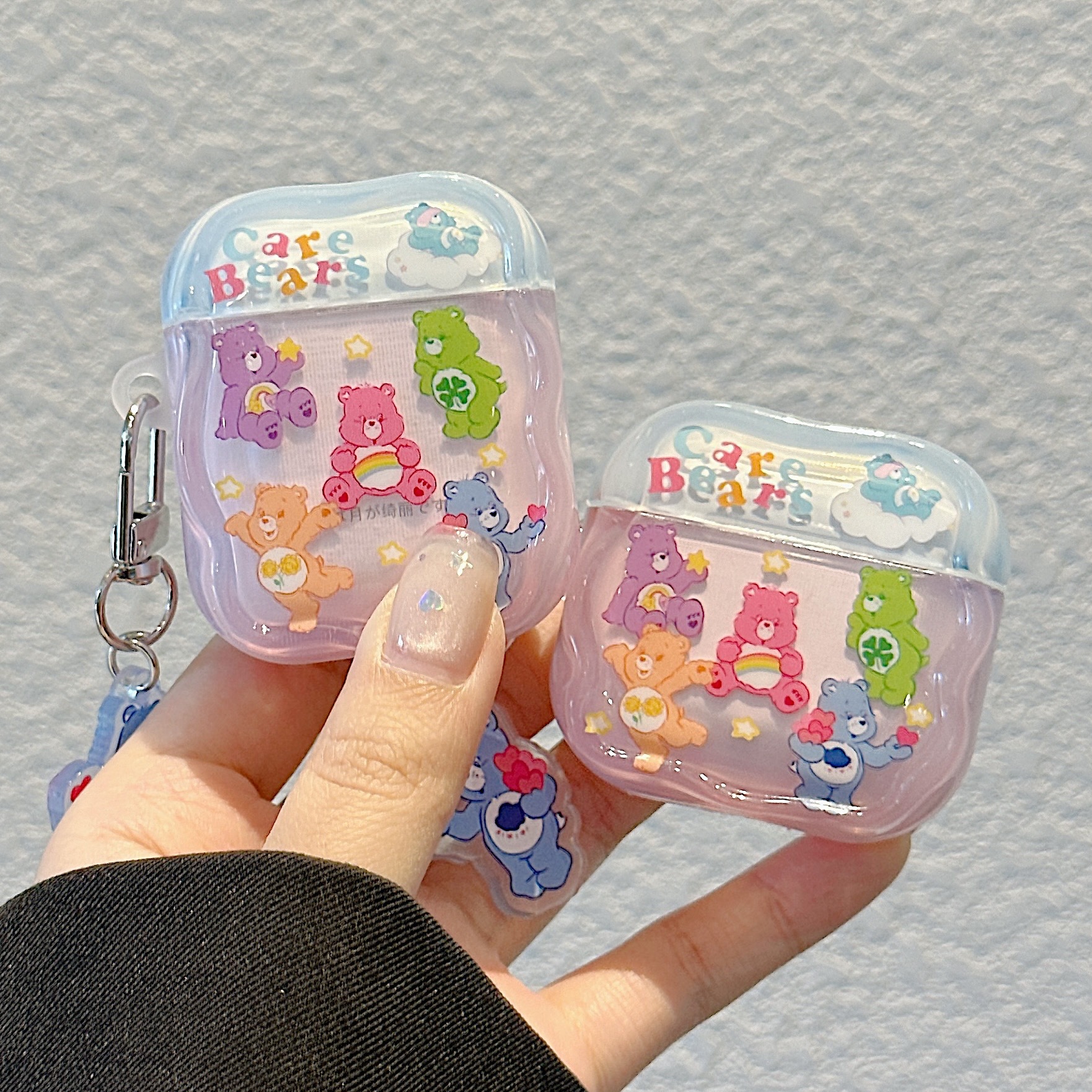 Cubierta de auriculares IMD Rainbow Bear para AirPods Pro Cubierta de auriculares Bluetooth AirPods3 / 4 generación a prueba de caídas