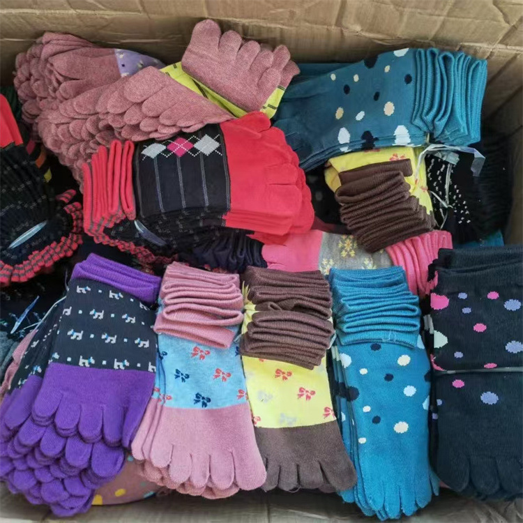 Last Order Five-Finger Women's Short Socks, Straight Spring and Summer Thin Socks, Breathable, Sweat-Absorbent, Simple Finger Socks Wholesale