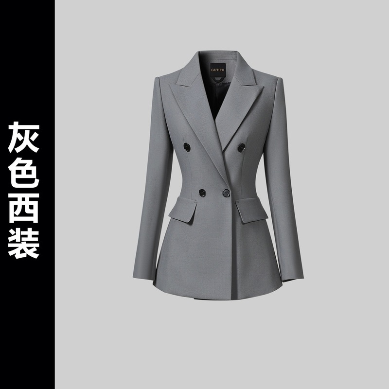 职场西装外套女2025新款高级感时尚通勤面试商务西服正装职业套装|undefined