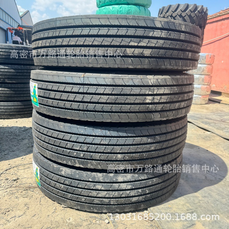 Jinyu camión neumático de autobús 11r22.5 315 / 80r22.5 curva de tres líneas de acero completo 385 / 65 / 11 / 12