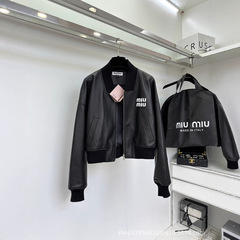 25早春の新型潮牌パイロットジャケットの郭形の短いパイロットジャケットの刺繍は個性を合わせます。