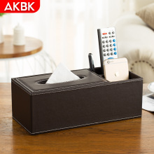 高档PU皮革纸巾盒 皮质抽纸盒酒店汽车用纸抽盒创意广告礼品印制