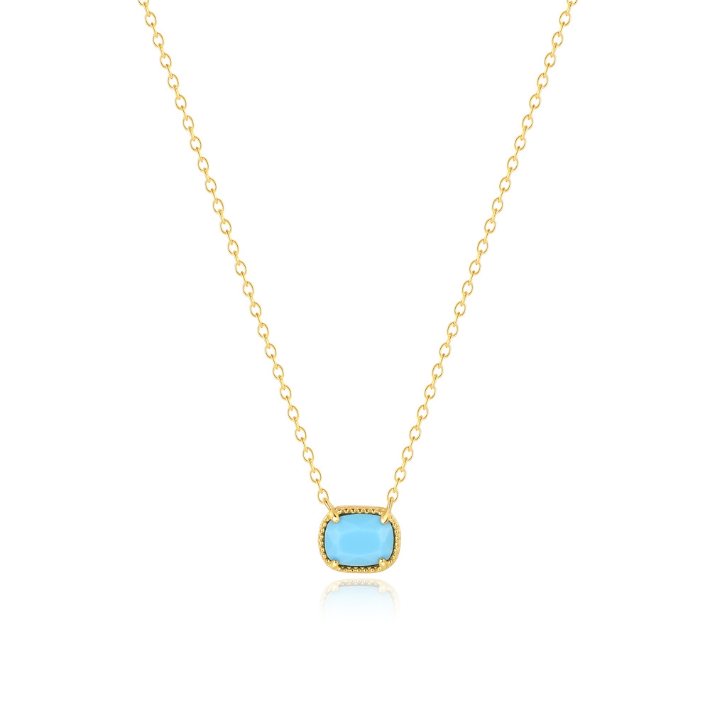 Women's Gender 925 Sterling Silver Geometric 925 Sterling Silver Cable Chain Pendant Necklace