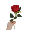 Single velvet rose simulation rose Valentine's Day fake flower home decoration photo simulation flower rose waterfall
