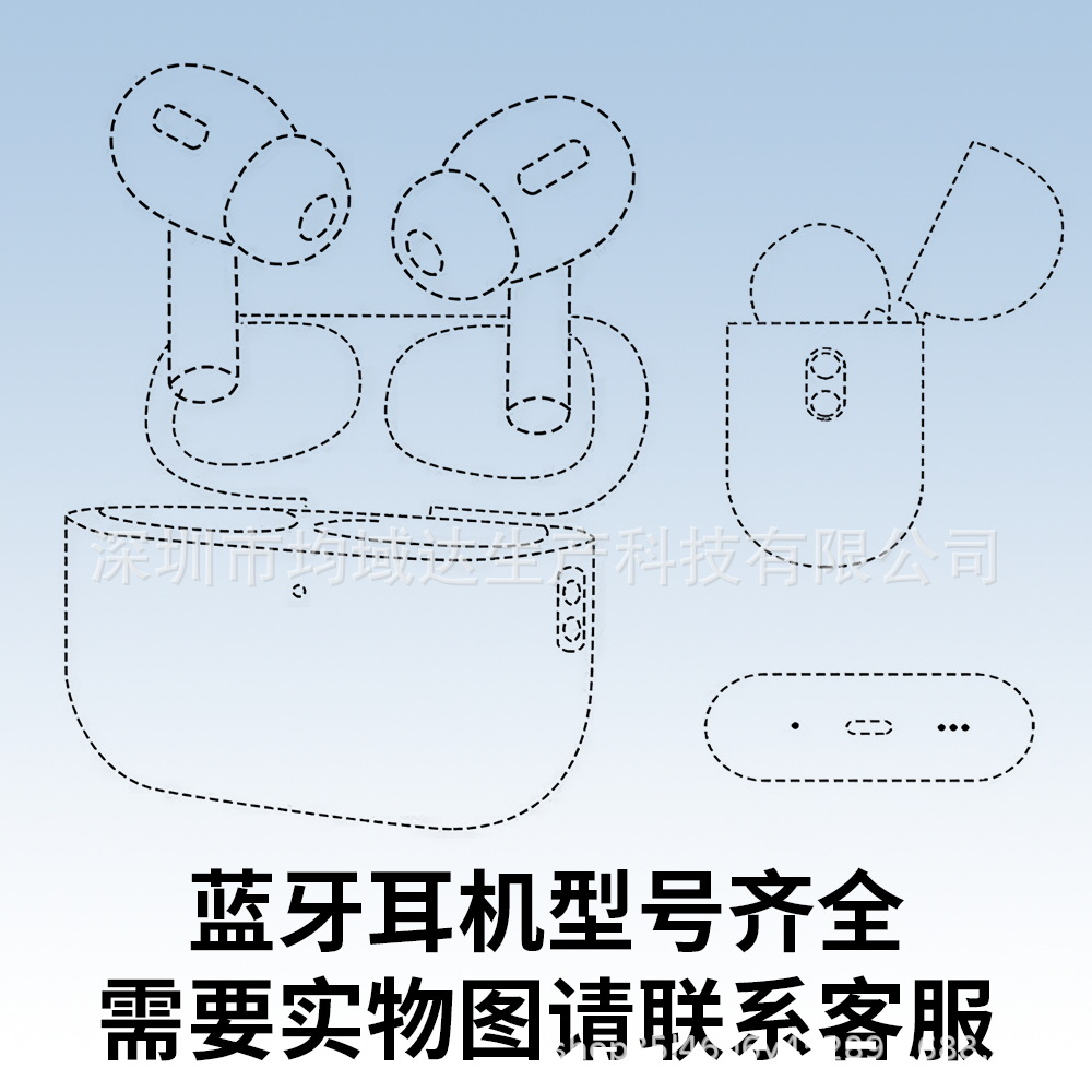 Bluetooth Earbuds 2/3 4 6th Gen Pro3 ANC Noise Cancellation Compatible with Apple Wireless Pods 4 7 8th Gen Bluetooth Earbuds