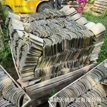 仿古老青瓦房屋修建青瓦片中式园林屋顶装饰青瓦建屋檐瓦旧瓦片