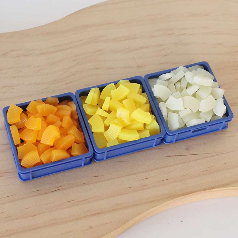Miniature Simulated Pineapple Slices Pvc Fruit Pineapple DIY Cream Glue Set Phone Case Food Toy Material Accessories