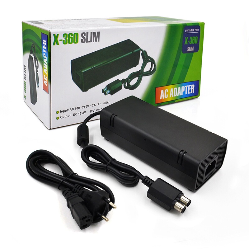 Xbox 360 Slim Game Console Power Adapter Xbox 360 Slim Power Supply Charger