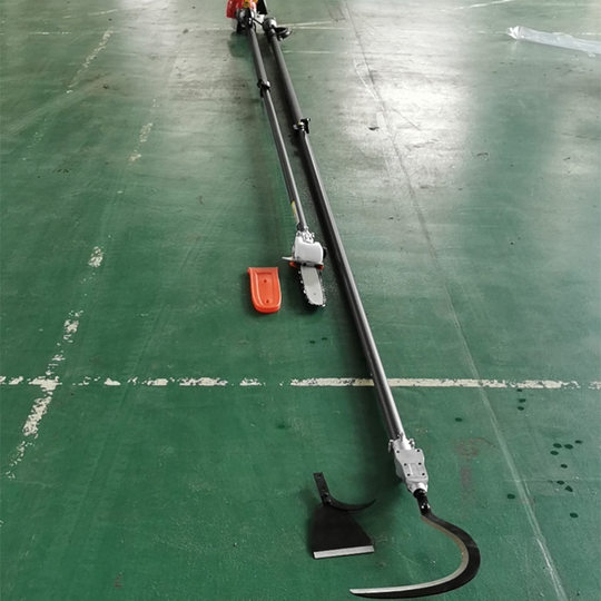 Retractable high branch shears garden trees high dead branches cutting equipment gasoline 3-5.2 m logging chain saw