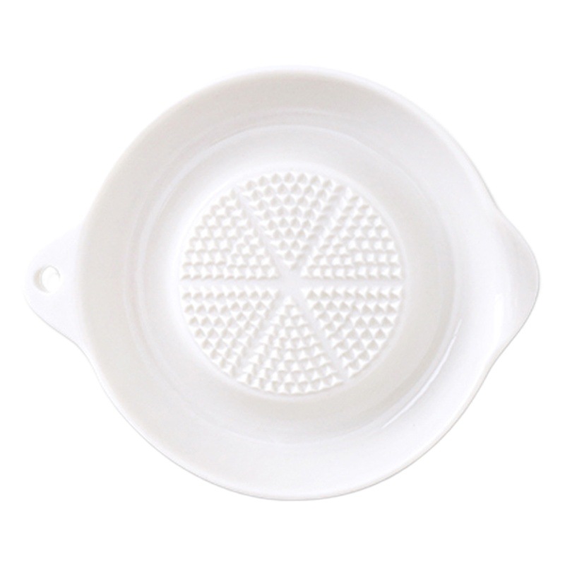 Ceramic Grinder Pestle Baby Food Supplement Ginger Garlic Masher Fruit Masher Manual Grinding Plate