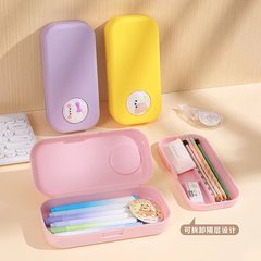 Large capacity pencil case boy elementary school student gift pencil case DIY pencil case women quality multifunctional pencil case
