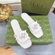2024 New Summer G Home Candy Jelly Color Series Hollow Out All-match Casual Beach Shoes EVA Glue Drag
