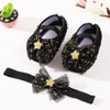 Children's footwear, headband, cute clothing set with butterfly for princess for baby, new collection, European style, 0-3-6-9-12 month
