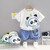 Children's summer clothing, set, 2022 collection, Korean style