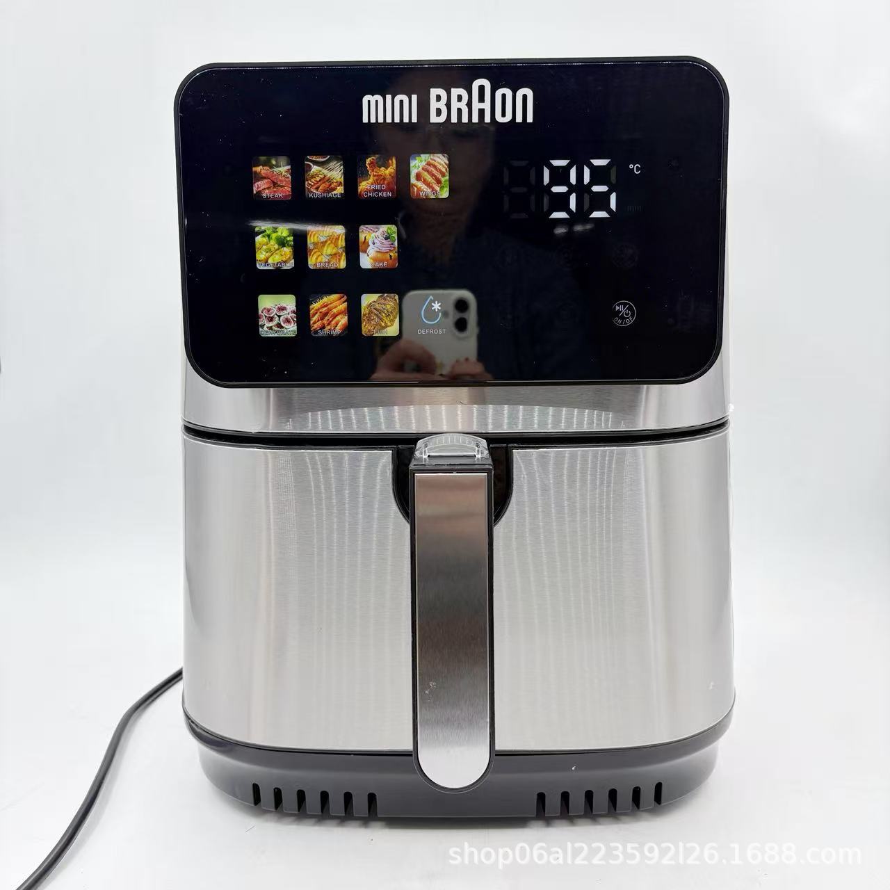 Foreign Trade New Air Fryer Household 12.5L Large Capacity New Af-830 Intelligent Fully Automatic Stainless Steel