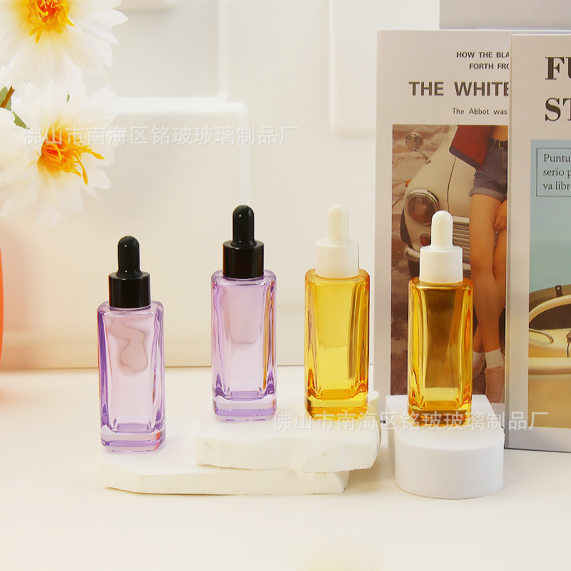 现货批发护肤品精华液瓶 30ml精油喷雾瓶原液化妆品玻璃瓶 分装瓶