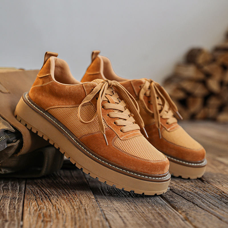 Genuine Leather Large Size Men's Shoes 46 American Retro Workwear Men's Shoes 47 Extra Wide and Extra Large Size Men's Shoes 48 Casual Sneakers