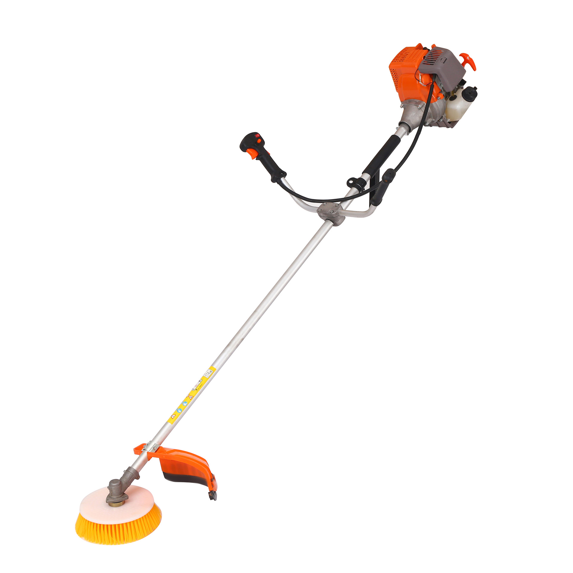 电动汽油割草机通用地库地面洗地刷机器水泥地圆盘硬毛地刷清洁机