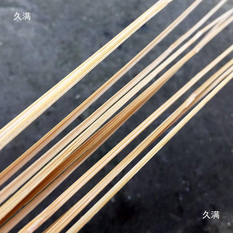 手作りの竹織り素材、竹シルク、黄色の毛皮、竹材、細い竹繊維、竹織り、柔らかい竹片、竹節付き竹棒|undefined