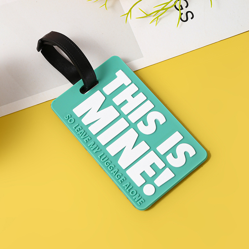 Soft Rubber Luggage Tags With Airplane Design Bag Accessories_voghion.com