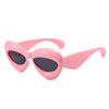 Sunglasses, fashionable trend face blush, glasses, 2023 collection, 2 carat, European style