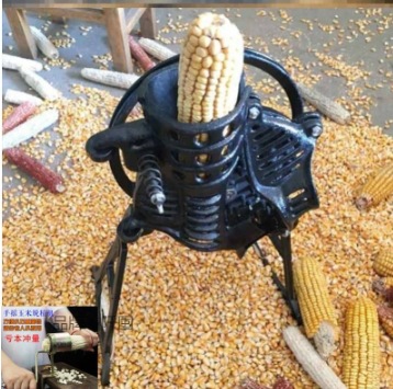 手摇玉米脱粒机家用小型手动 剥玉米神器电动两用玉米脱粒机高效