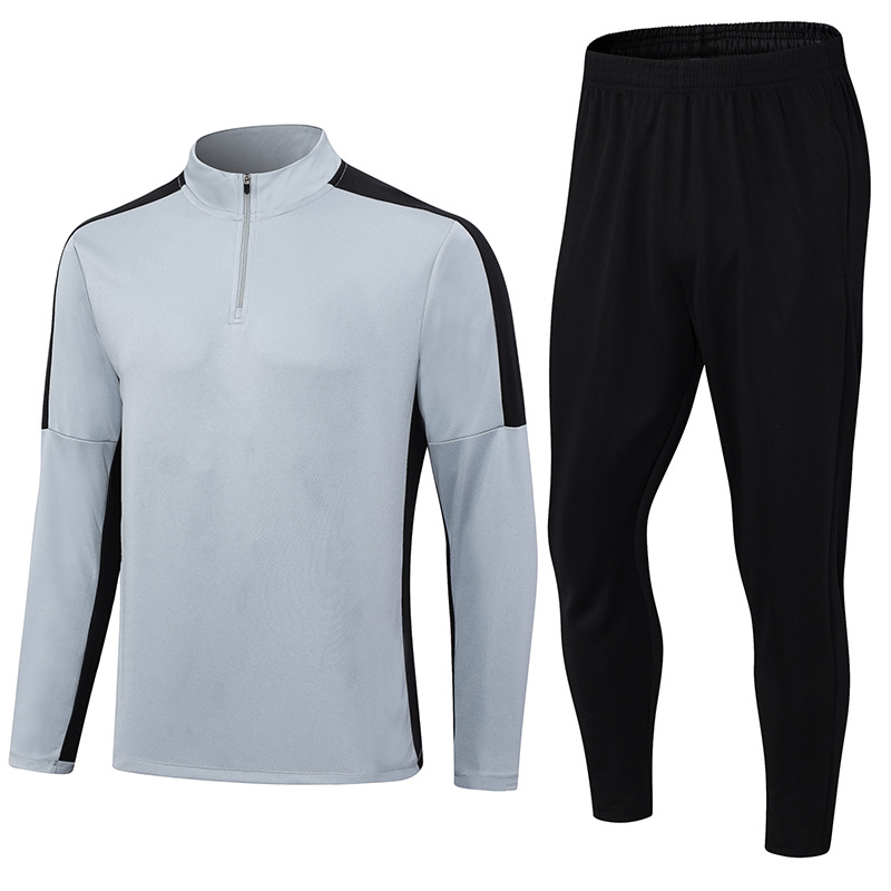 23–24 Neues Half Pull Langarm-Fußball-Trainingsset, Gruppenkauf, Spielteam-Trikot_voghion.com