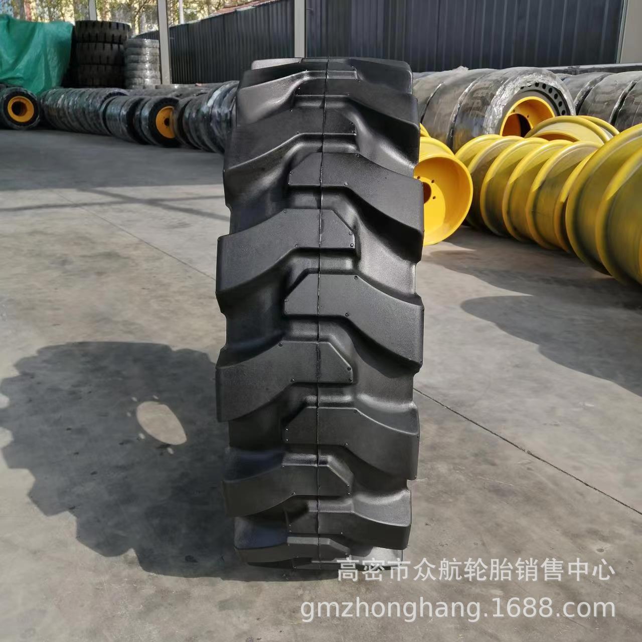 机械实心轮胎 33*10-16 33x10-16 36x14-20  隧道开挖台车轮胎