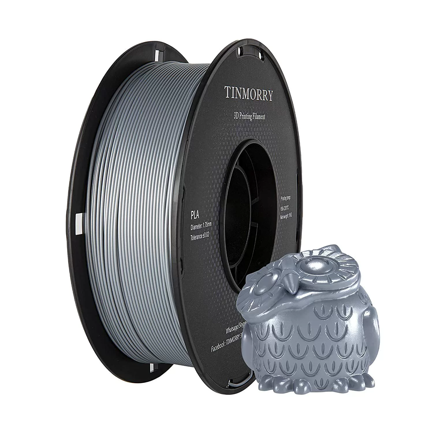 Tinmorry PLA3D printing filament 1.75mm wire diameter