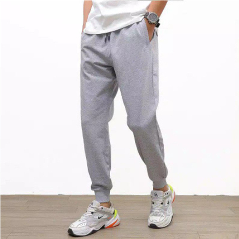 Summer Running Streetwear Tracksuit Pants Men's Style High-End Nine-Foot Loose Ankle-High Casual Small Foot Pants