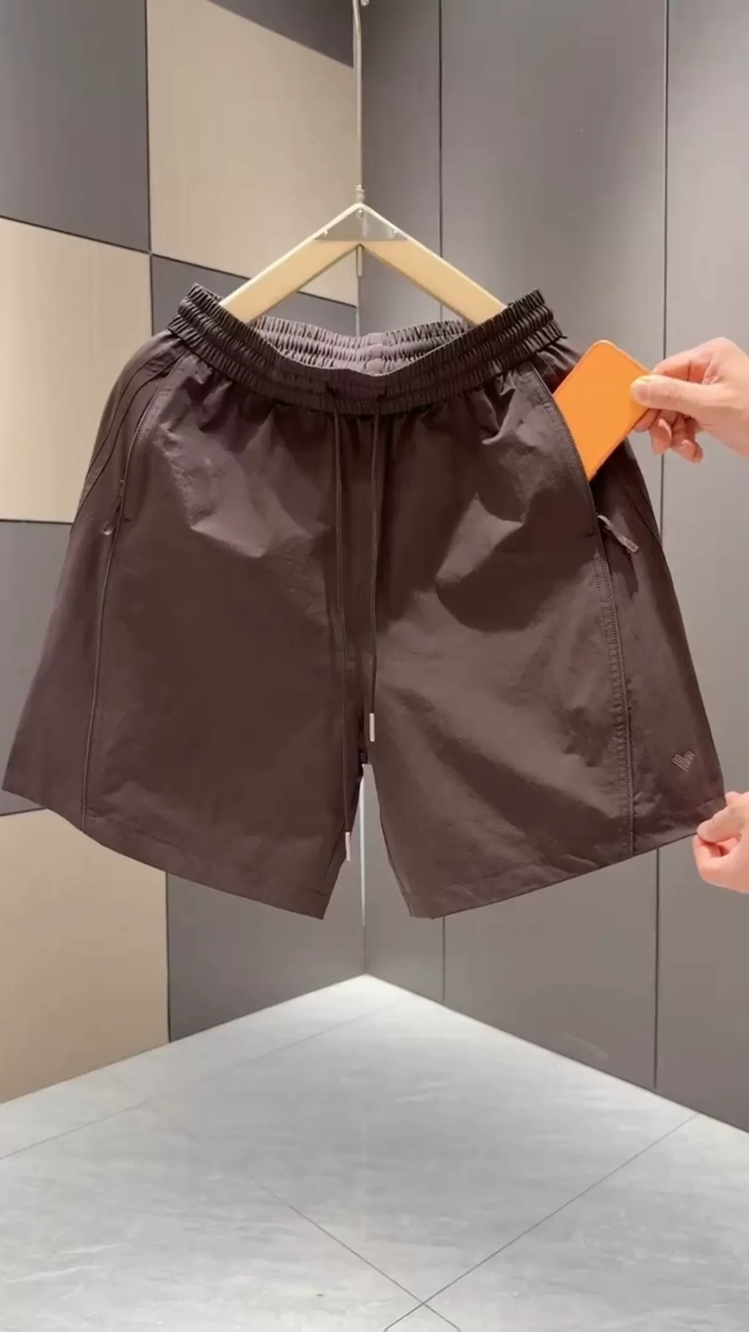 Men's Clothing Men's Quick Drying Casual Sports Shorts Summer Loose Fit Trendy Brand Versatile Candy Colors Bottoms_viptrois.com