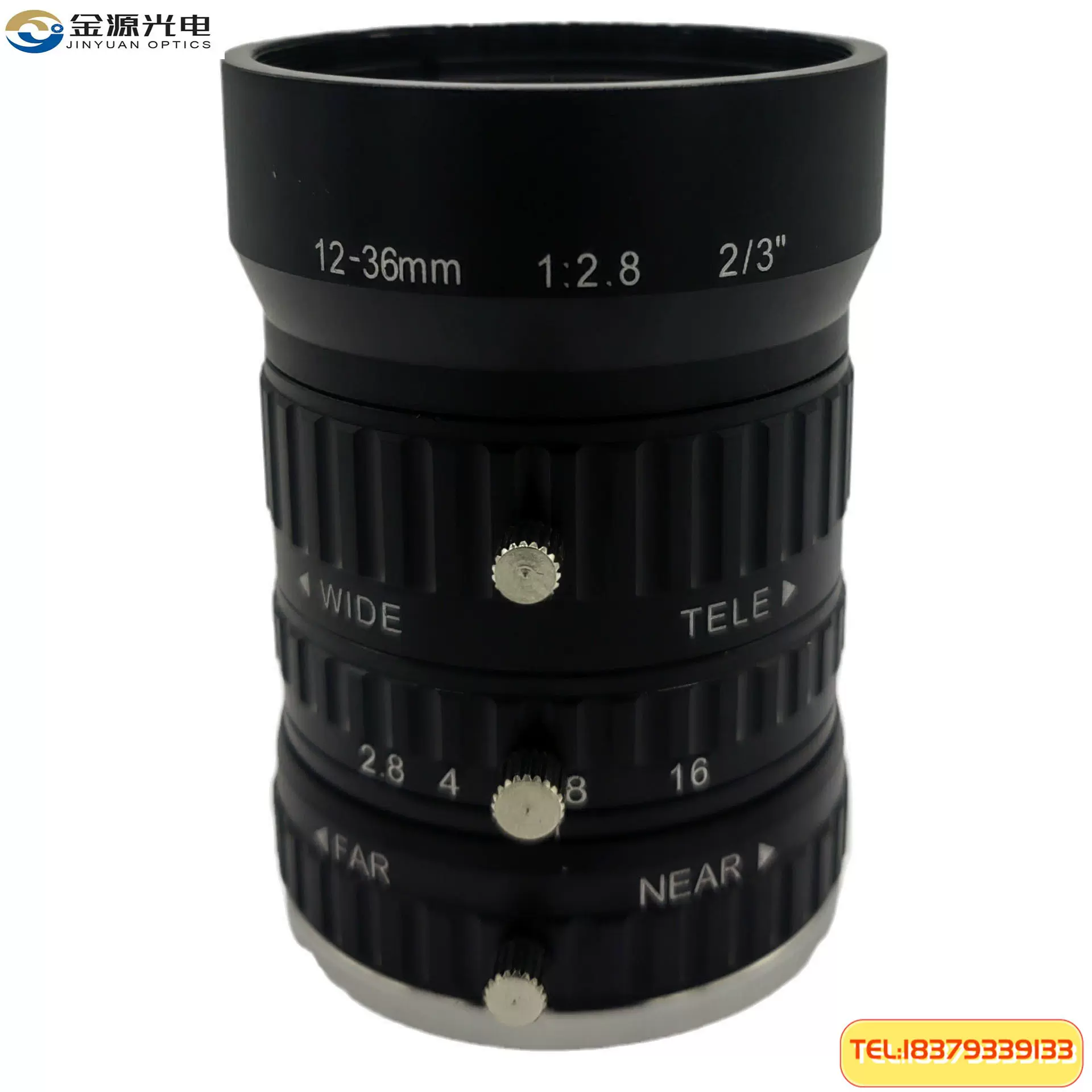 1000万像素 12-36mm 2/3&quot; 手动变焦 C口 机器视觉/工业镜头