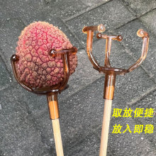 荔枝固定托 七夕水果礼品包花diy材料包鲜花包装材料竹签批发