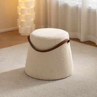Nordic Household Shoe-Changing Bench, Shoe-Wearing Bench, Dressing Room Sofa Bench, Makeup Stool, Footrest Low Stool