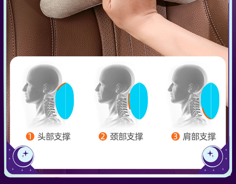 【Factory Clearance】Twelve Constellations Car Headrest Car Cushion Backrest Lumbar Support Car Headrest Neck Pillow Cushion