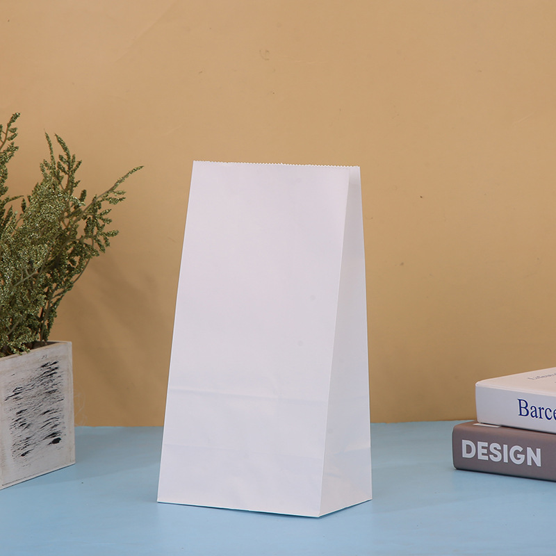 Bolsas de papel Kraft de color sólido para alimentos, dulces, fiestas de cumpleaños, regalos, diseño creativo de boutique