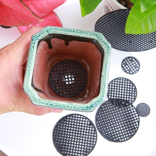 Wholesale Potted Plant Trays, Soil Leakage Preventing Base Netting, Succulent Pot Drip Mesh, Plastic Round Drip Net, Breathable Mesh Manufacturer