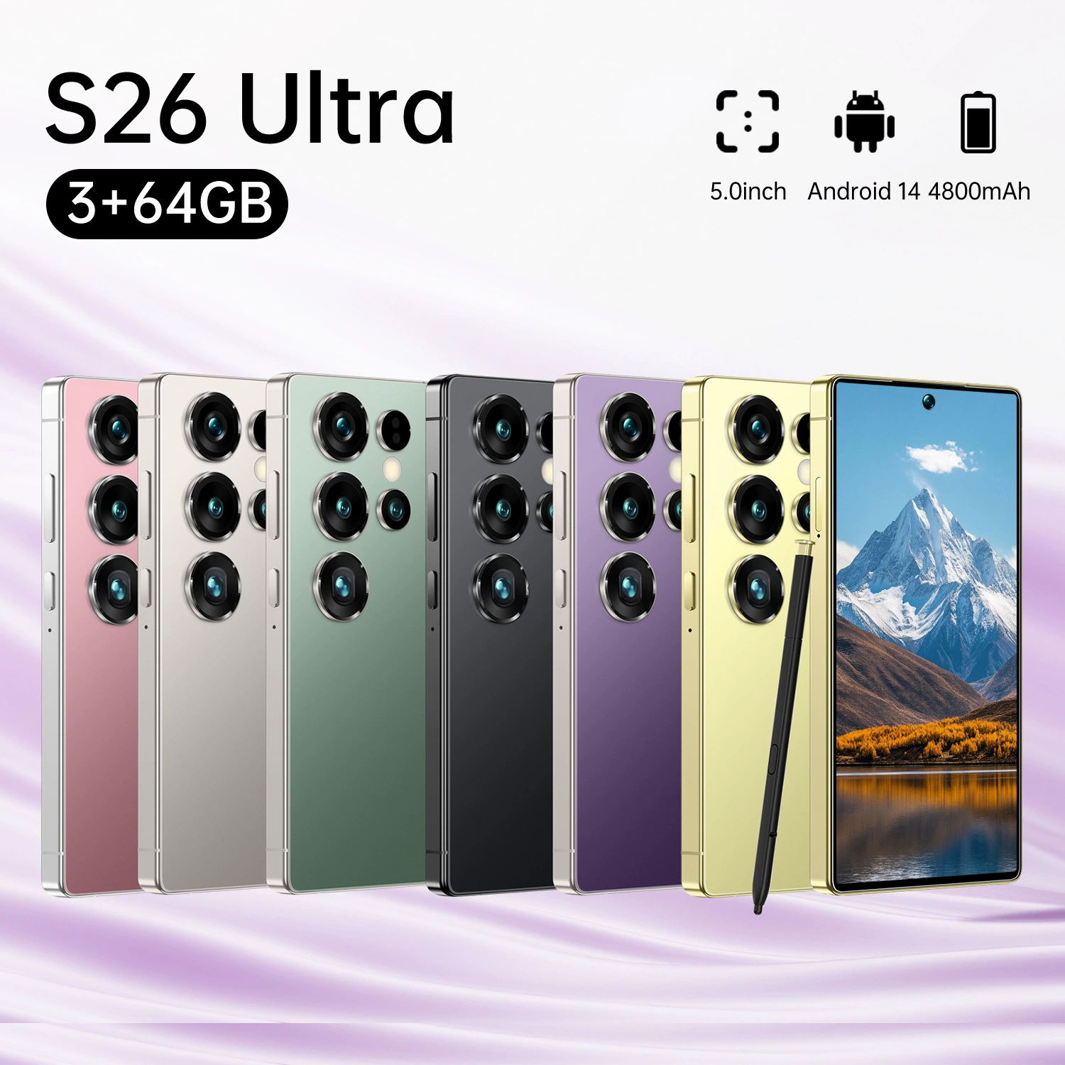 Новый смартфон M15 Ultra, реальный 4G, высокое разрешение, сверхбольшой экран, восьмиядерный, 16+1Т, наличие, для внешней торговли