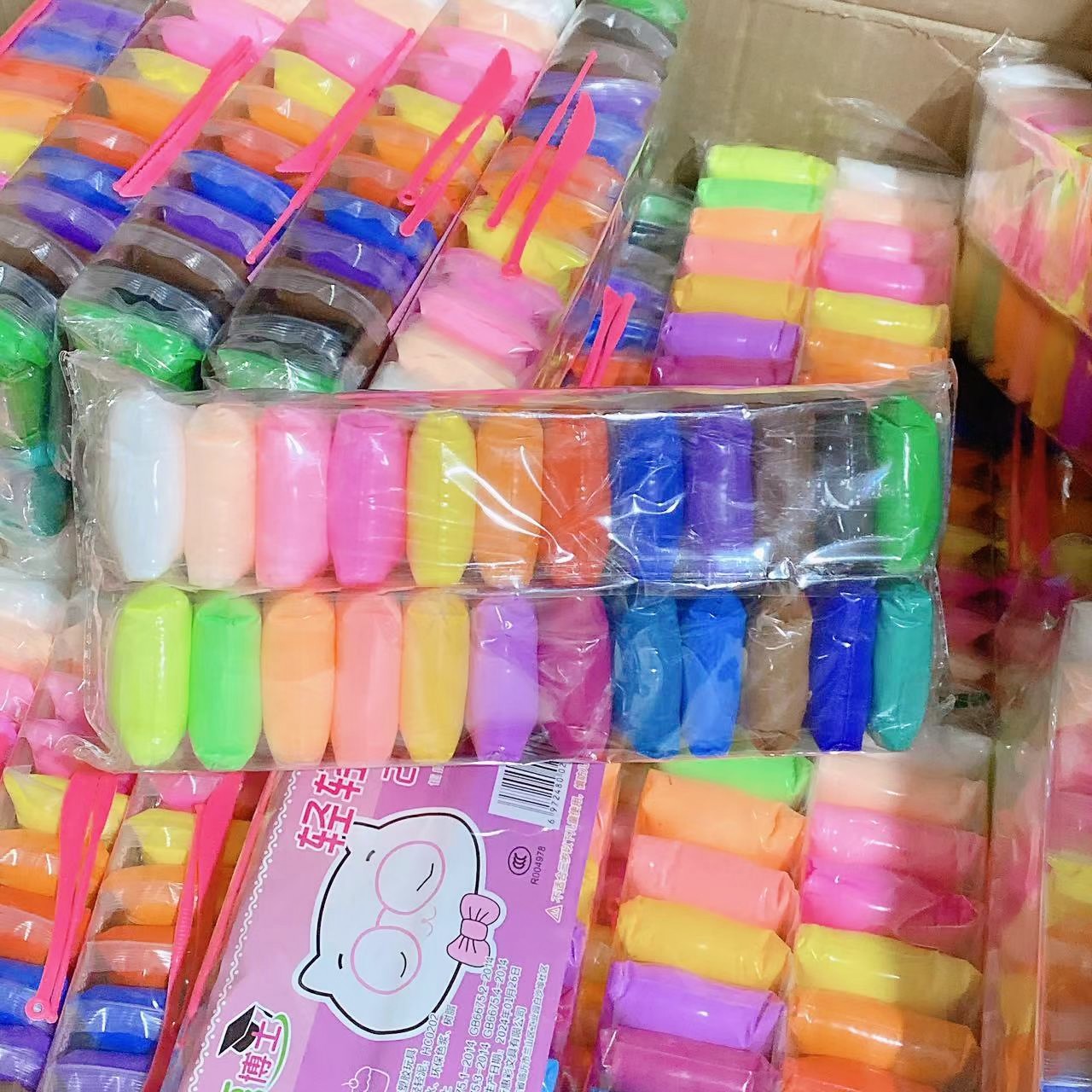 Bolsas para niños de arcilla ultraligera 12 colores 24 colores 36 colores de placa hecha a mano DIY juguetes espaciales ideas de barro de arena