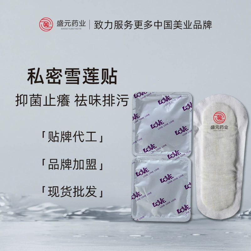 Частная Подушка паста снежного лотоса оптом женская частная фабрика по уходу частное удаление запаха частная защита травяная паста снежного лотоса