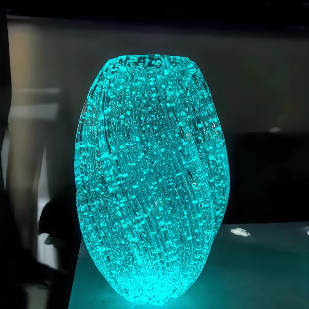 [Nightlight maltosa] ligeramente lujoso simple jarrón de vidrio transparente de alta calidad en el hogar sala de estar flores acuapónicas