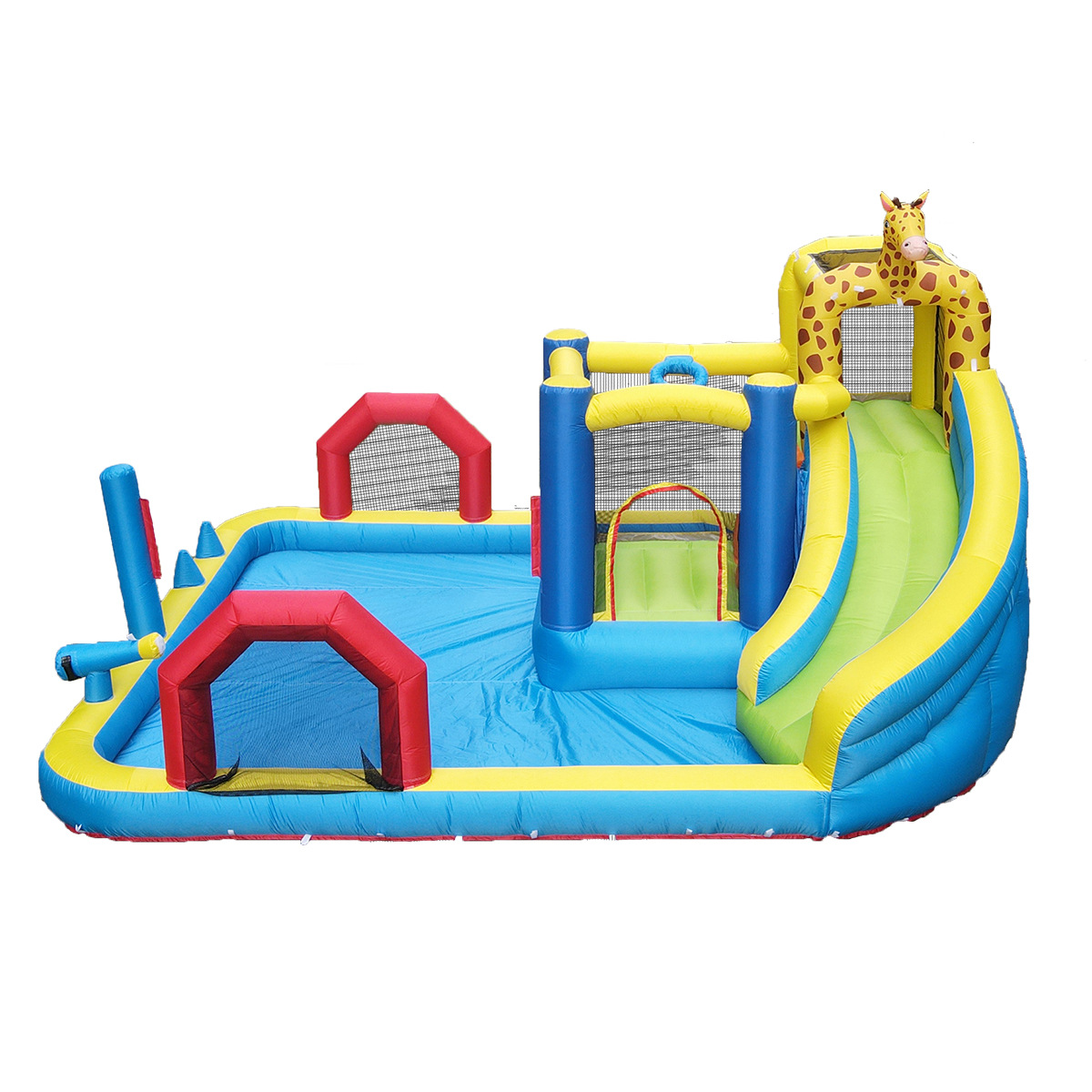 HappyLion inflable trampolín slide travieso Castillo travieso directo del parque infantil inflable trampolín castillo inflable