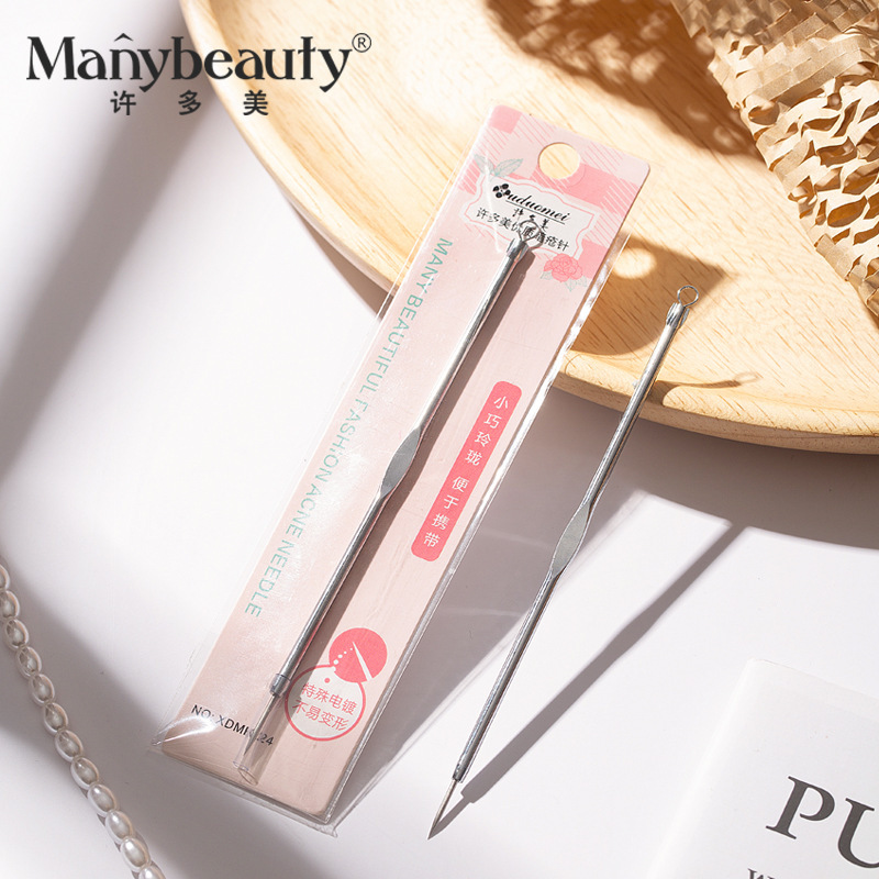 Ultra-Sharp Acne Removal Stainless Steel Acne Needle to Squeeze Blackheads and Cell Fine Scraper, Acne Clearing and Closed Mouth Special Beauty Salon Tool