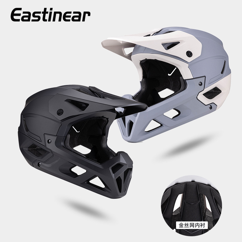 2025 New Off-Road Mountain Bike Helmet Bicycle Full-Face Helmet Extreme Racing Adult Full-Face Downhill Riding Helmet