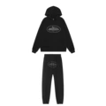 Suit-black printed black