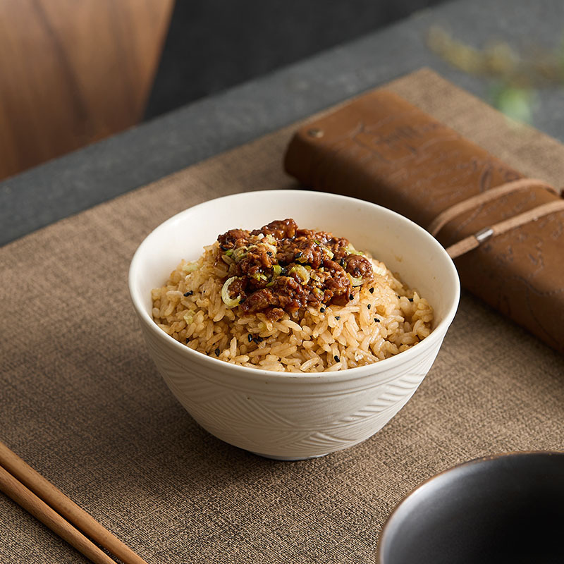 Tazón de sopa para el hogar de cerámica japonesa japonesa Tazón de fideos Tazón de ensalada de frutas de alto valor Tazón de comida individual Vajilla de alta calidad